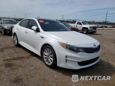 Czwarte zdjęcie samochodu z boku: 2016 KIA OPTIMA EX VIN:5XXGU4L33GG050335 - miniatura