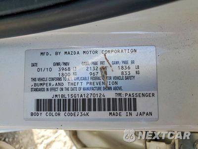 Zdjęcie 13 z 13 samochodu: 2010 MAZDA 3 I VIN:JM1BL1SG1A1270124 - miniatura