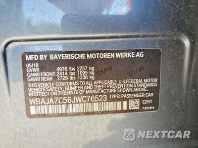 Zdjęcie 12 z 12 samochodu: 2018 BMW 530 XI VIN:WBAJA7C56JWC76523 - miniatura