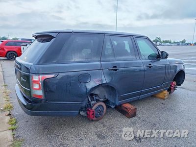 Trzecie zdjęcie samochodu z tyłu: 2014 LAND ROVER RANGE ROVER SUPERCHARGED VIN:SALGS2TF3EA185367 - miniatura