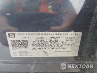 Zdjęcie 12 z 12 samochodu: 2018 CHEVROLET EQUINOX LT VIN:3GNAXJEV0JL353599 - miniatura