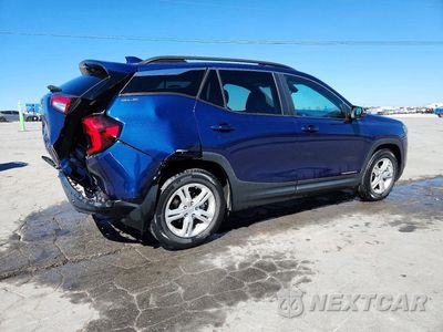 Trzecie zdjęcie samochodu z tyłu: 2022 GMC TERRAIN SLE VIN:3GKALMEV1NL285121 - miniatura