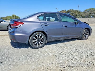 Trzecie zdjęcie samochodu z tyłu: 2015 HONDA CIVIC EXL VIN:2HGFB2F98FH534973 - miniatura
