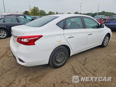 Trzecie zdjęcie samochodu z tyłu: 2017 NISSAN SENTRA S VIN:3N1AB7AP6HY400474 - miniatura