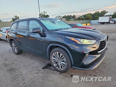 Czwarte zdjęcie samochodu z boku: 2021 TOYOTA HIGHLANDER PLATINUM VIN:5TDFZRAH7MS084460 - miniatura