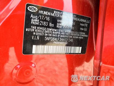 Zdjęcie 12 z 12 samochodu: 2017 HYUNDAI ELANTRA SE VIN:5NPD84LF3HH121346 - miniatura