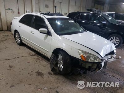 Czwarte zdjęcie samochodu z boku: 2007 HONDA ACCORD EX VIN:1HGCM66557A029118 - miniatura
