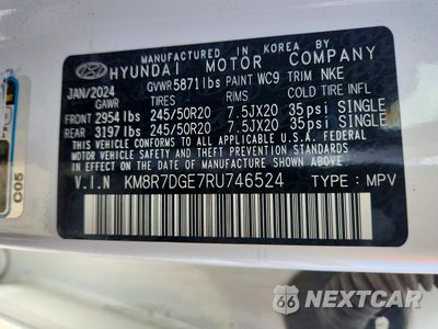 Zdjęcie 13 z 13 samochodu: 2024 HYUNDAI PALISADE CALLIGRAPHY NIGHT EDITION VIN:KM8R7DGE7RU746524 - miniatura