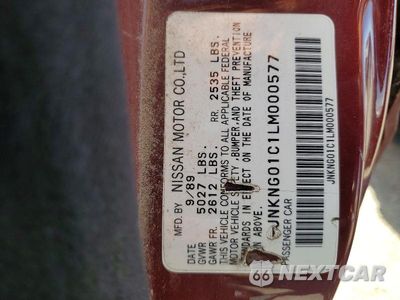 Zdjęcie 12 z 12 samochodu: 1990 INFINITI Q45 BASE VIN:JNKNG01C1LM000577 - miniatura