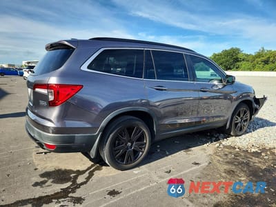 Trzecie zdjęcie samochodu z tyłu: 2021 HONDA PILOT SE VIN:5FNYF6H27MB008467 - miniatura