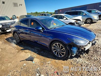 Czwarte zdjęcie samochodu z boku: 2020 HYUNDAI SONATA LIMITED VIN:5NPEH4J2XLH014808 - miniatura