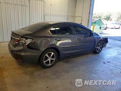 Trzecie zdjęcie samochodu z tyłu: 2015 HONDA CIVIC EXL VIN:19XFB2F99FE029583 - miniatura