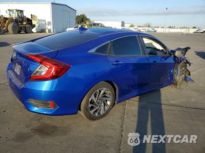 Trzecie zdjęcie samochodu z tyłu: 2017 HONDA CIVIC EX VIN:2HGFC2F73HH508862 - miniatura