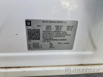Zdjęcie 12 z 12 samochodu: 2018 CHEVROLET TRAVERSE PREMIER VIN:1GNERKKW8JJ142933 - miniatura