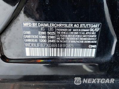Zdjęcie 13 z 13 samochodu: 2008 MERCEDES-BENZ E 350 4MATIC VIN:WDBUF87X08B189085 - miniatura