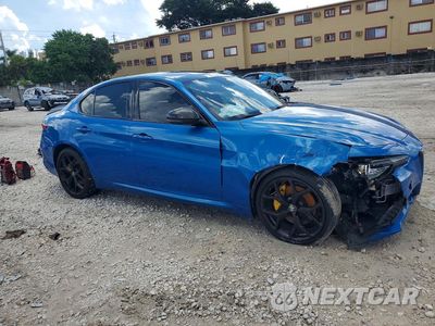 Czwarte zdjęcie samochodu z boku: 2019 ALFA ROMEO GIULIA VIN:ZARFANAN9K7623390 - miniatura