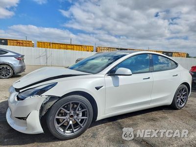 2021 TESLA MODEL 3 5YJ3E1EA8MF023927 - główne zdjęcie licytacji z USA - miniatura