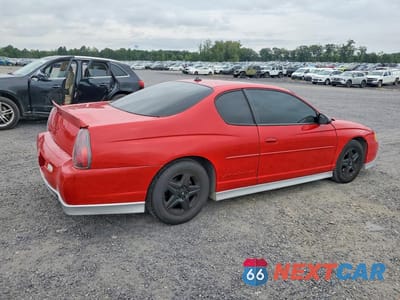 Trzecie zdjęcie samochodu z tyłu: 2003 CHEVROLET MONTE CARLO SS VIN:2G1WX12K039305429 - miniatura