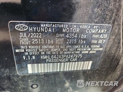 Zdjęcie 12 z 12 samochodu: 2023 HYUNDAI SONATA SEL VIN:KMHL64JA3PA247975 - miniatura
