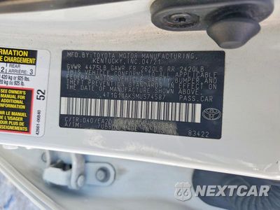 Zdjęcie 13 z 13 samochodu: 2021 TOYOTA CAMRY SE VIN:4T1G11AK5MU574587 - miniatura