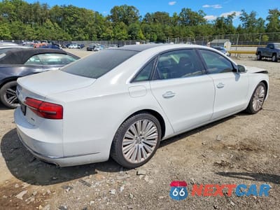Trzecie zdjęcie samochodu z tyłu: 2015 AUDI A8 L QUATTRO VIN:WAU3GAFD8FN019705 - miniatura