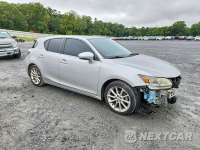 Czwarte zdjęcie samochodu z boku: 2012 LEXUS CT 200 VIN:JTHKD5BH1C2091820 - miniatura