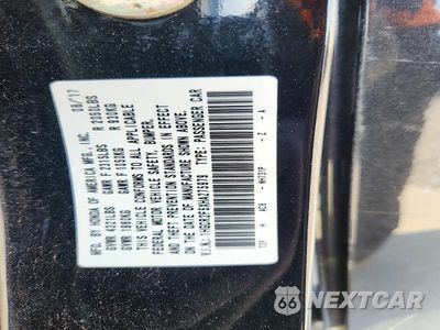 Zdjęcie 13 z 13 samochodu: 2017 HONDA ACCORD SPORT VIN:1HGCR2F5XHA275979 - miniatura