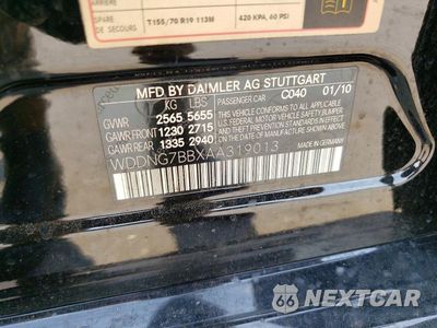 Zdjęcie 12 z 12 samochodu: 2010 MERCEDES-BENZ S 550 VIN:WDDNG7BBXAA319013 - miniatura