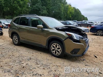 Czwarte zdjęcie samochodu z boku: 2022 SUBARU FORESTER PREMIUM VIN:JF2SKAEC1NH483441 - miniatura