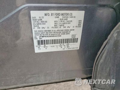 Zdjęcie 13 z 13 samochodu: 2022 FORD EDGE SE VIN:2FMPK4G98NBA63546 - miniatura