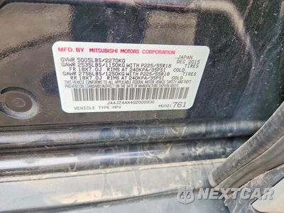 Zdjęcie 13 z 13 samochodu: 2016 MITSUBISHI OUTLANDER GT VIN:JA4JZ4AX4GZ020930 - miniatura