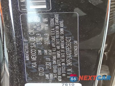 Zdjęcie 12 z 12 samochodu: 2023 KIA FORTE LXS VIN:3KPF24AD2PE592421 - miniatura