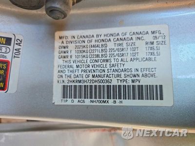 Zdjęcie 13 z 13 samochodu: 2013 HONDA CR-V EXL VIN:2HKRM3H72DH500362 - miniatura