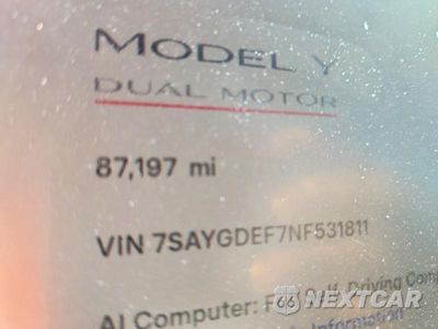 Zdjęcie 9 z 13 samochodu: 2022 TESLA MODEL Y VIN:7SAYGDEF7NF531811 - miniatura