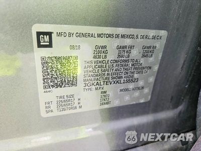 Zdjęcie 13 z 13 samochodu: 2019 GMC TERRAIN SLE VIN:3GKALTEVXKL155523 - miniatura
