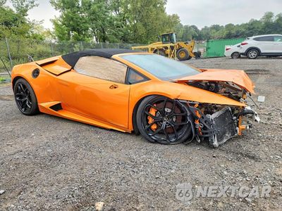 Czwarte zdjęcie samochodu z boku: 2017 LAMBORGHINI HURACAN VIN:ZHWUR2ZF2HLA07627 - miniatura