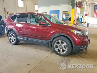 Czwarte zdjęcie samochodu z boku: 2017 HONDA CR -V EXL VIN:5J6RW2H81HL032794 - miniatura