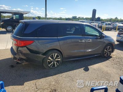 Trzecie zdjęcie samochodu z tyłu: 2020 HONDA ODYSSEY ELITE VIN:5FNRL6H95LB063153 - miniatura