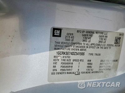 Zdjęcie 12 z 12 samochodu: 2013 CHEVROLET SILVERADO K1500 LT VIN:1GCRKSE74DZ341566 - miniatura