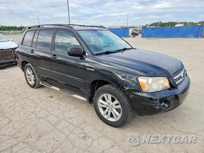 Czwarte zdjęcie samochodu z boku: 2006 TOYOTA HIGHLANDER HYBRID VIN:JTEDW21A860003011 - miniatura