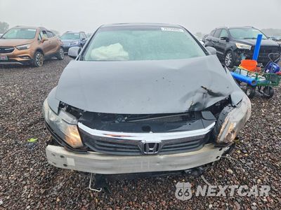 Piąte zdjęcie samochodu w środku: 2012 HONDA CIVIC EXL VIN:19XFB2F9XCE313672 - miniatura