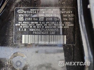 Zdjęcie 12 z 12 samochodu: 2018 HYUNDAI ELANTRA SEL VIN:KMHD84LF5JU596651 - miniatura