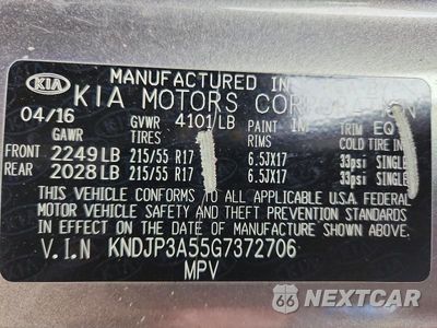 Zdjęcie 13 z 13 samochodu: 2016 KIA SOUL + VIN:KNDJP3A55G7372706 - miniatura