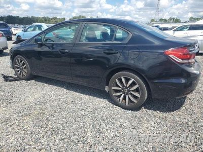 Drugie zdjęcie samochodu z przodu: 2015 HONDA CIVIC EXL VIN:19XFB2F9XFE075519 - miniatura