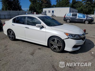 Czwarte zdjęcie samochodu z boku: 2016 HONDA ACCORD SPORT VIN:1HGCR2F56GA119386 - miniatura