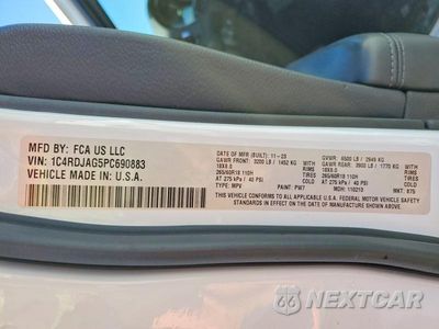 Zdjęcie 14 z 14 samochodu: 2023 DODGE DURANGO SXT VIN:1C4RDJAG5PC690883 - miniatura