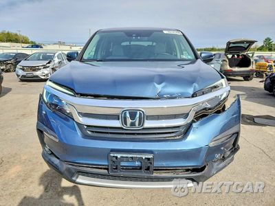 Piąte zdjęcie samochodu w środku: 2021 HONDA PILOT EXL VIN:5FNYF6H57MB103119 - miniatura