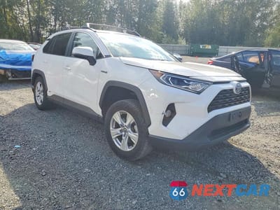 Czwarte zdjęcie samochodu z boku: 2020 TOYOTA RAV4 HYBRID XLE VIN:2T3RWRFV8LW072092 - miniatura