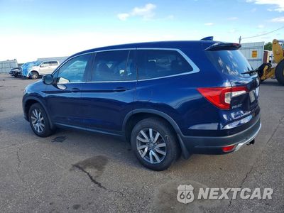 Drugie zdjęcie samochodu z przodu: 2019 HONDA PILOT EXL VIN:5FNYF6H52KB071306 - miniatura