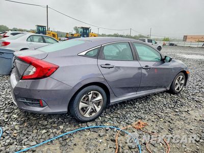 Trzecie zdjęcie samochodu z tyłu: 2019 HONDA CIVIC LX VIN:2HGFC2F65KH541845 - miniatura
